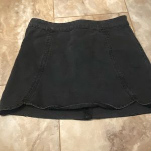 Pacsun black denim skirt